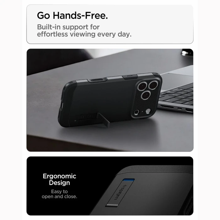 Spigen Tough Armor T MagSafe Apple iPhone 17 Pro / 18 Pro Black