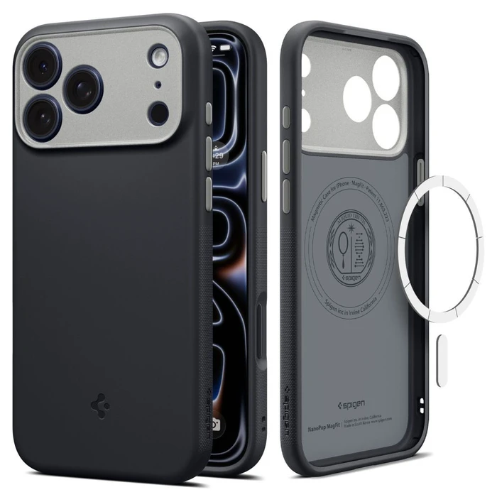 Spigen Nano Pop MagSafe Apple iPhone 17 Pro / 18 Pro Black Sesame