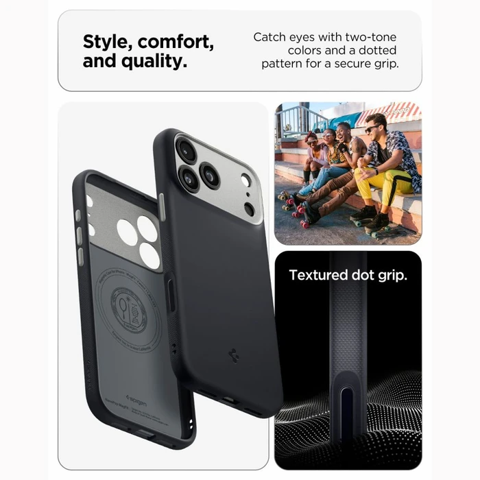 Spigen Nano Pop MagSafe Apple iPhone 17 Pro / 18 Pro Black Sesame