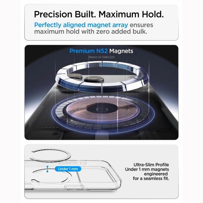 Spigen Liquid Crystal MagSafe Apple iPhone 17 Pro / 18 Pro Clear/white