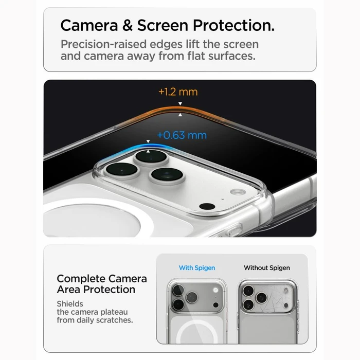 Spigen Liquid Crystal MagSafe Apple iPhone 17 Pro / 18 Pro Clear/white