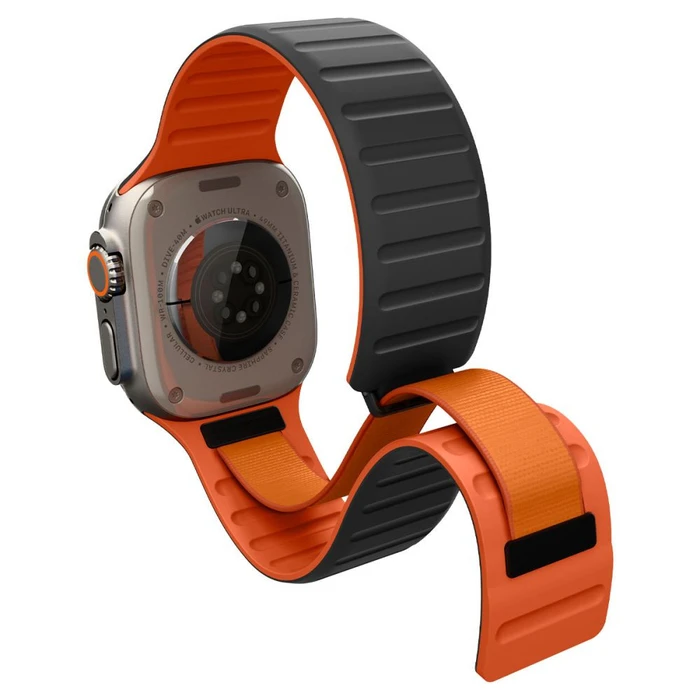 Spigen Athlex Air M Apple Watch 8 / 9 / 10 / 11 / SE / Ultra 44/45/46/49 mm Active Black/orange