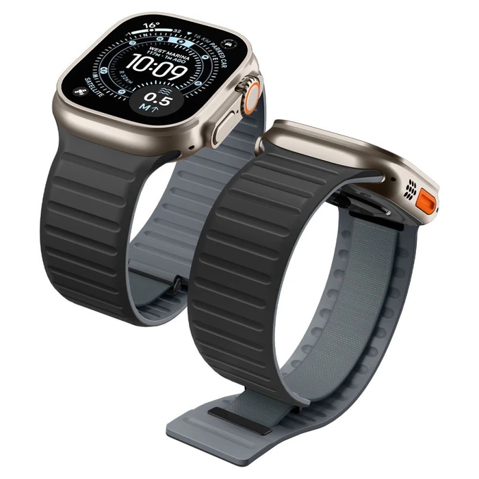 Spigen Athlex Air M Apple Watch 8 / 9 / 10 / 11 / SE / Ultra 44/45/46/49 mm Active Black/grey