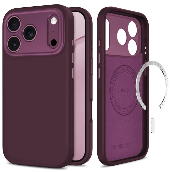 Tech-Protect Uniq MagSafe CC Apple iPhone 17 Pro Max / 18 Pro Max Dark Cherry
