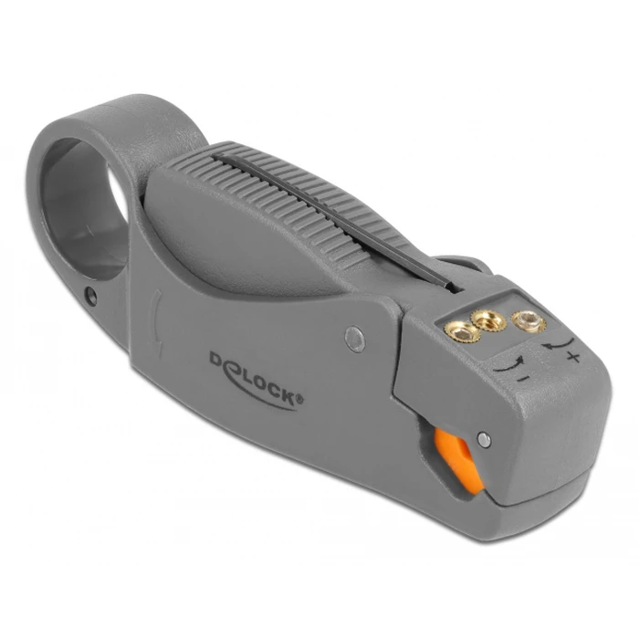 Delock Εργαλείο Απογύμνωσης Για Ομοαξονικά Καλώδια 90512, Με 3 Λεπίδες