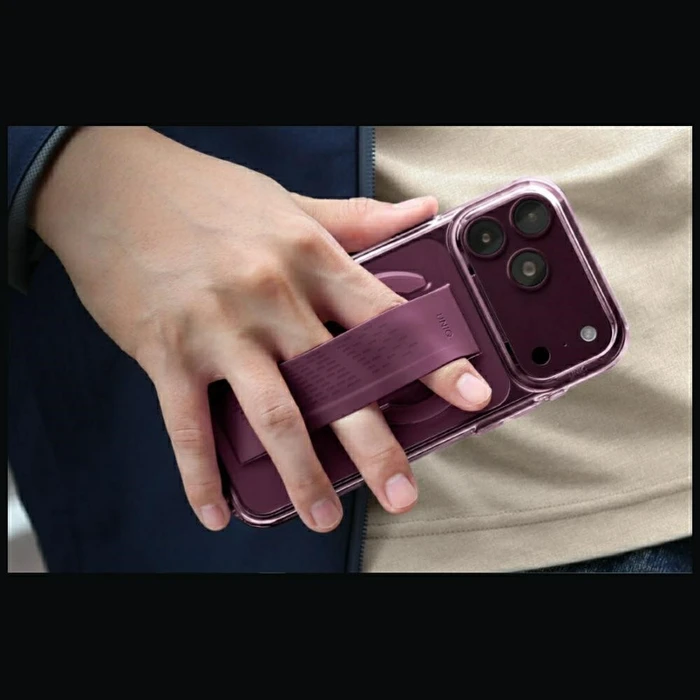 UNIQ Heldro Air Apple iPhone 18 Pro / 17 Pro Magclick Charging burgundy