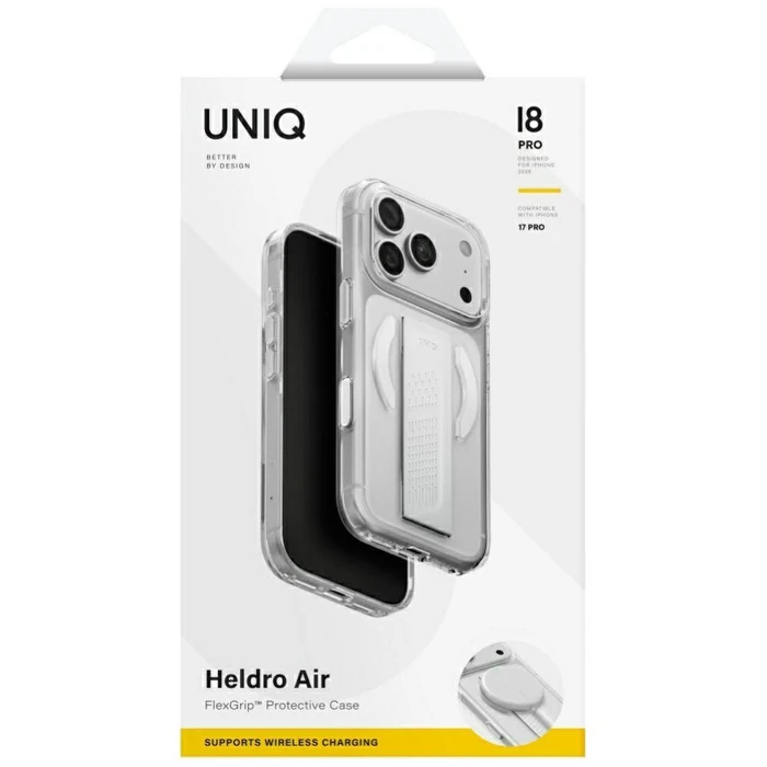 UNIQ Heldro Air Apple iPhone 18 Pro / 17 Pro Magclick Charging clear