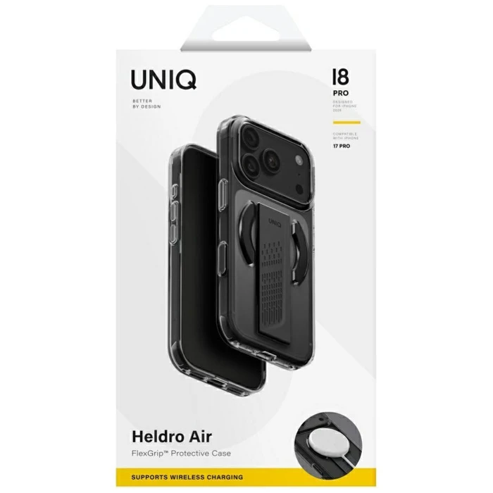 UNIQ Heldro Air Apple iPhone 18 Pro / 17 Pro Magclick Charging tinted smoke