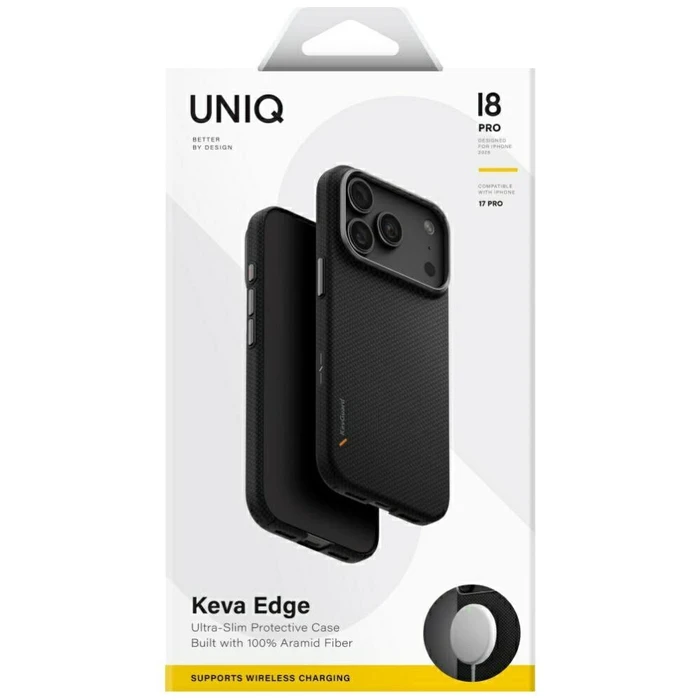 UNIQ Keva EDGE Apple iPhone 18 Pro / 17 Pro Magclick Charging black