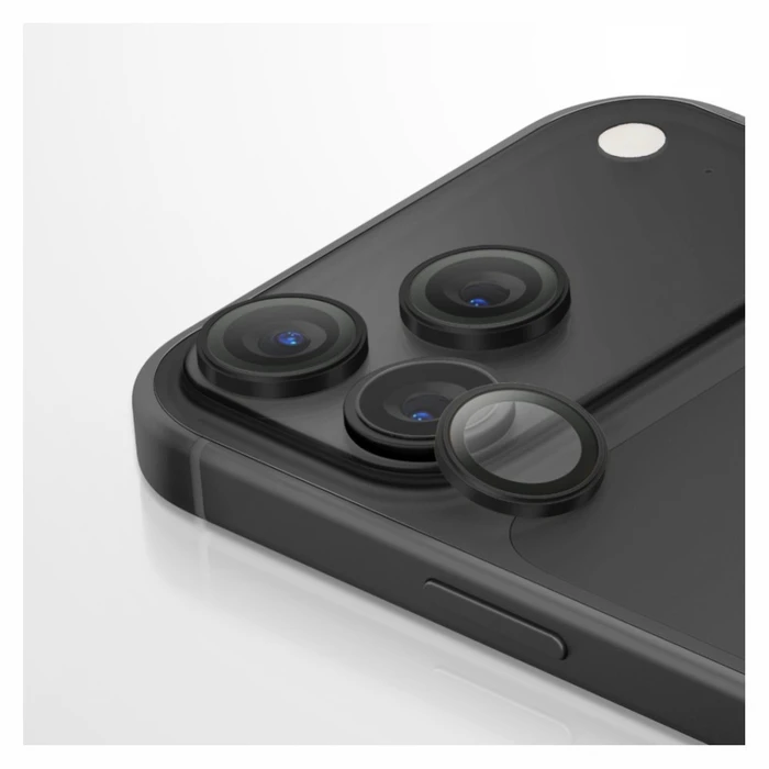 UNIQ Optix Aluguard (DX2) Camera Lens Protector Apple iPhone 18 Pro / iPhone 18 Pro Max black with applicator