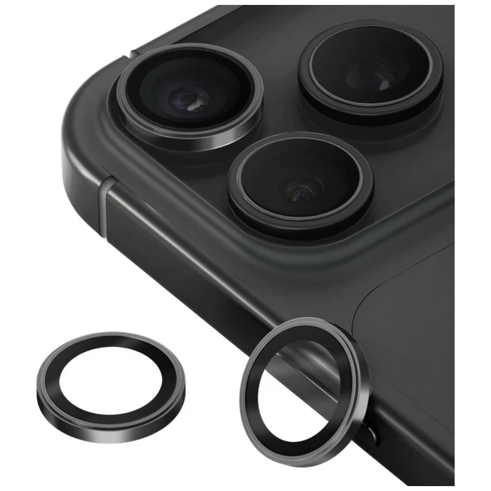 UNIQ Optix Prime Camera Lens Protector Apple iPhone 18 Pro / iPhone 18 Pro Max graphite with applicator
