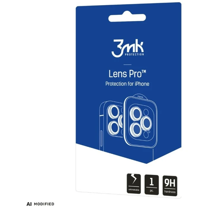 3MK Lens Protection Pro Apple iPhone 18 Pro / 18 Pro Max burgundy