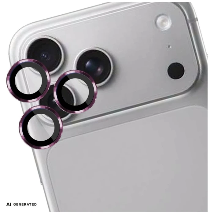 3MK Lens Protection Pro Apple iPhone 18 Pro / 18 Pro Max burgundy