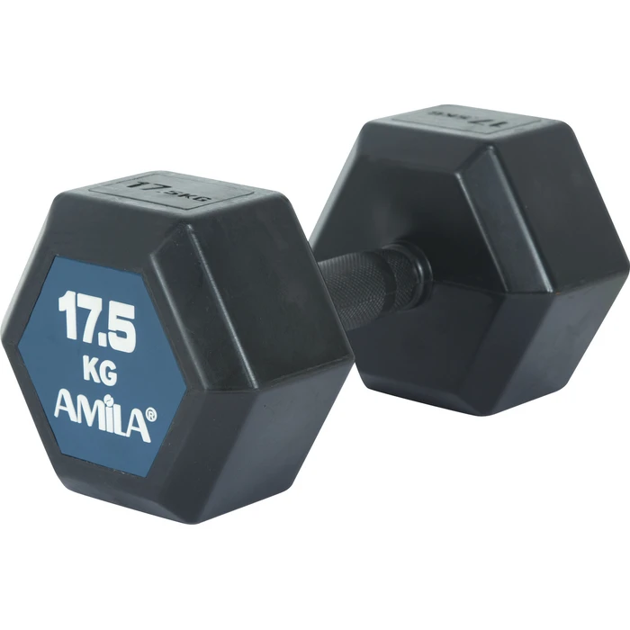 Βαράκι Amila Εξάγωνος Original Rubber H - 17,5Kg