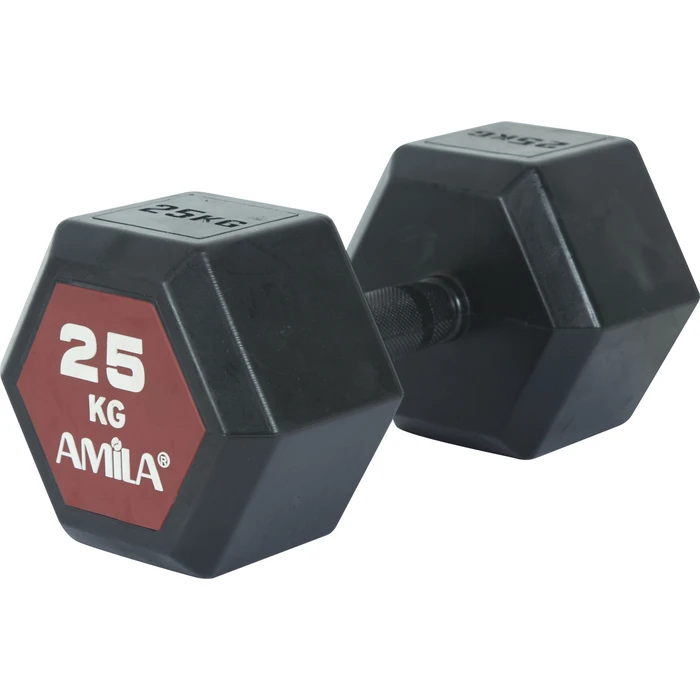 Βαράκι Amila Εξάγωνος Original Rubber H - 25,0Kg