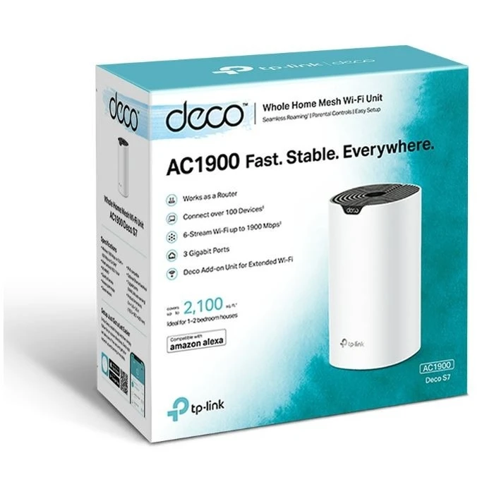 Router TP-Link System WiFi Deco S7(1-pack) AC1900