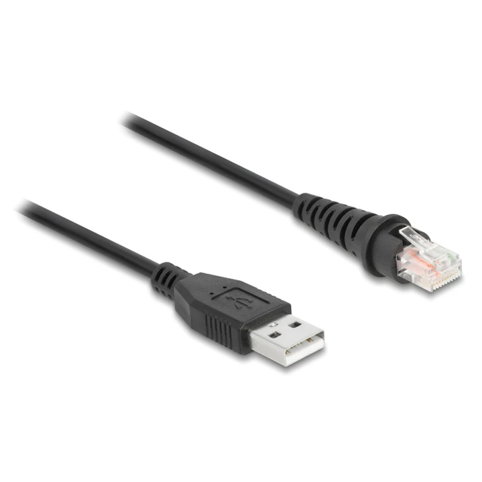 Καλώδιο POS USB Delock σε Rj50 90612 για Aξεσουάρ POS, 3M, Μαύρο