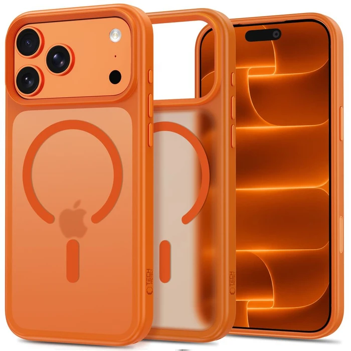 Tech-Protect Magmat MagSafe CC Apple iPhone 17 Pro Max / 18 Pro Max Matte Cosmic Orange