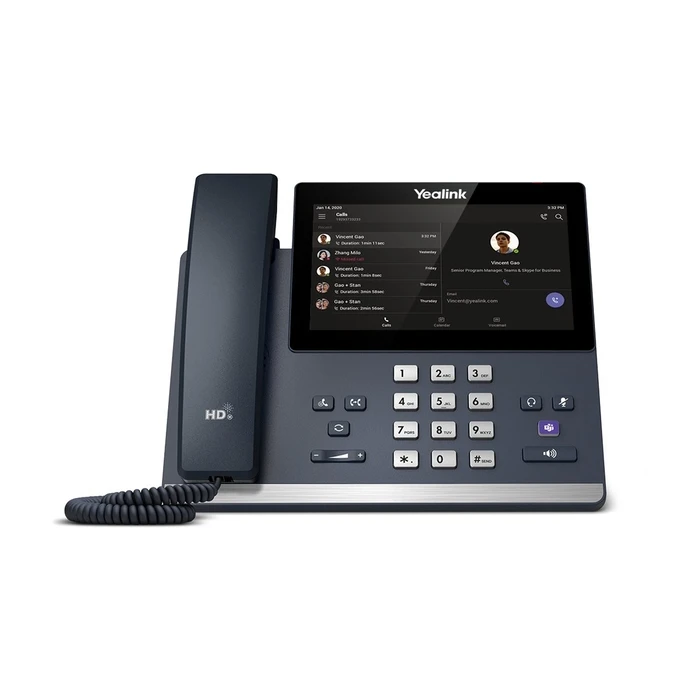 VoIP Phone Yealink MP56 E2 with Bluetooth Interface and Caller ID