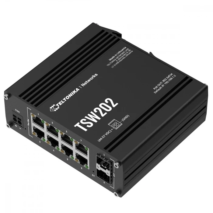 Network Switch Teltonika Managed Tsw202 2xsfp 8xpoe+ Ethernet L2/L3