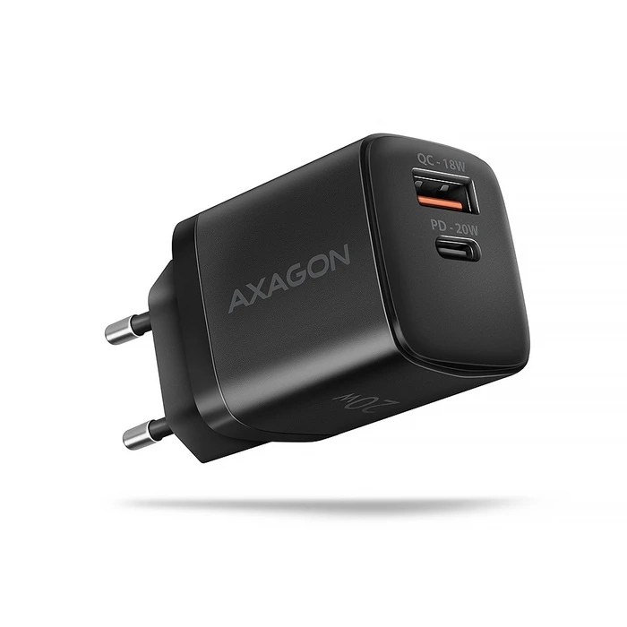 Φορτιστής Πρίζας Axagon Axagon Acu-Pq20 Pd&Qc 20w Black