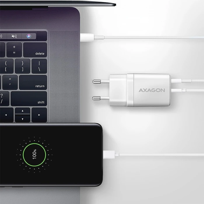 Φορτιστής Πρίζας Axagon Axagon Acu-Pq20w Pd&Qc 20w White