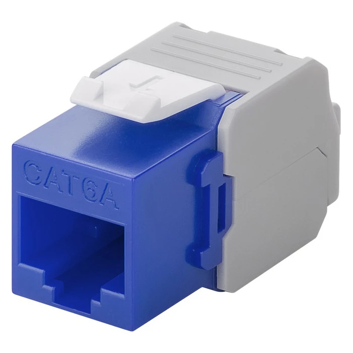 Αξεσουάρ Δικτύου Goobay Keystone module RJ45 CAT 6A 90688, UTP, μπλε