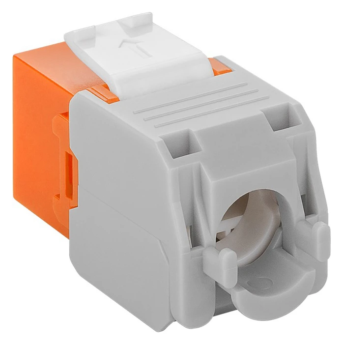 Αξεσουάρ Δικτύου Goobay Keystone module RJ45 CAT 6A 90690, UTP, πορτοκαλί