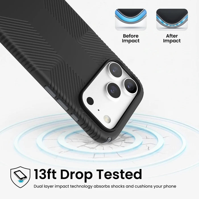 Speck Presidio2 Grip MagSafe Apple iPhone 18 Pro / 17 Pro (Black)