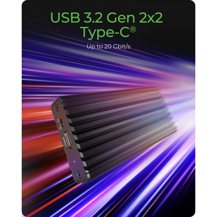 Θήκη για Σκληρό Δίσκο Icy Box IB-1917M-C32 NVMe USB 3.2 Gen 2x2