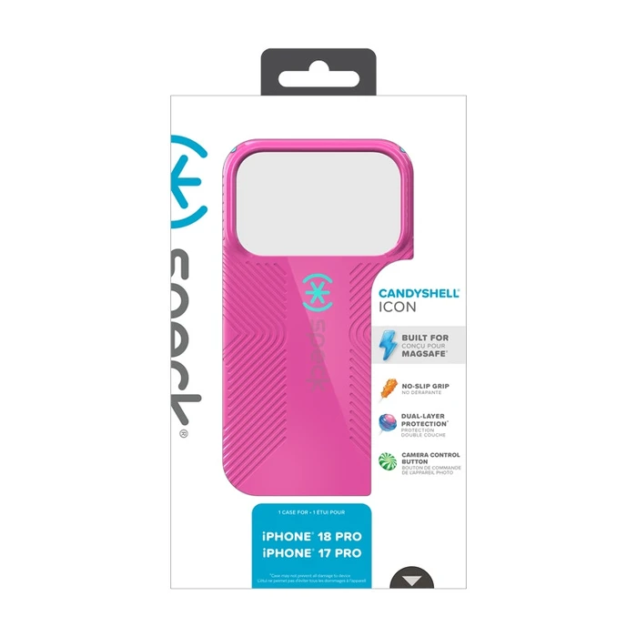 Speck Candyshell Icon MagSafe Apple iPhone 18 Pro / 17 Pro (Bubblegum Pop)