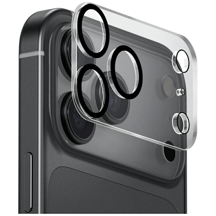 UNIQ Optix Clearshield Frameguard Camera Lens Protector Apple iPhone 17 Pro crystal clear with an applicator