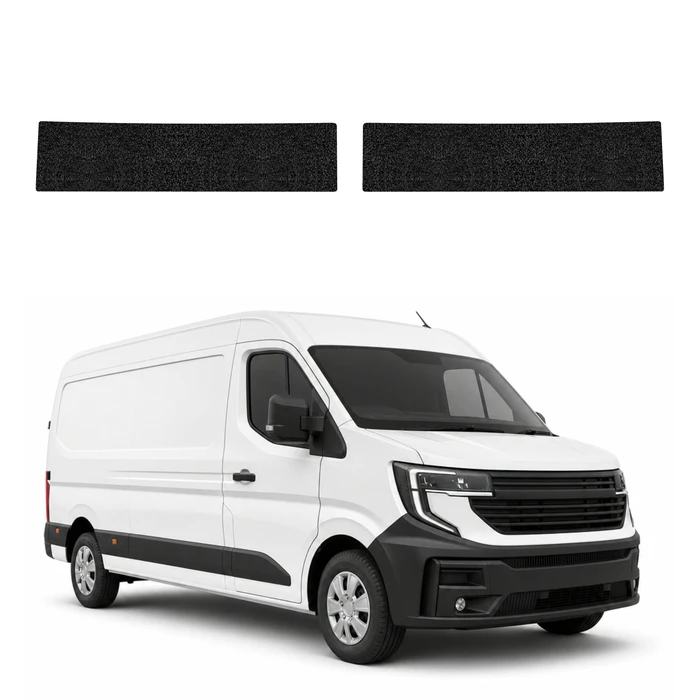 GrizzGlass HeavyDuty Black Door Sill Protective Film Renault Master 4 (2024-2026) [2in1]