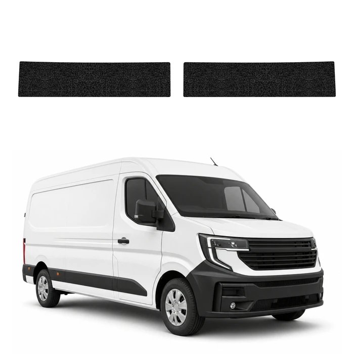GrizzGlass HeavyDuty Black Door Sill Protective Film Renault Master 4 E-Tech (2024-2026) [2in1]