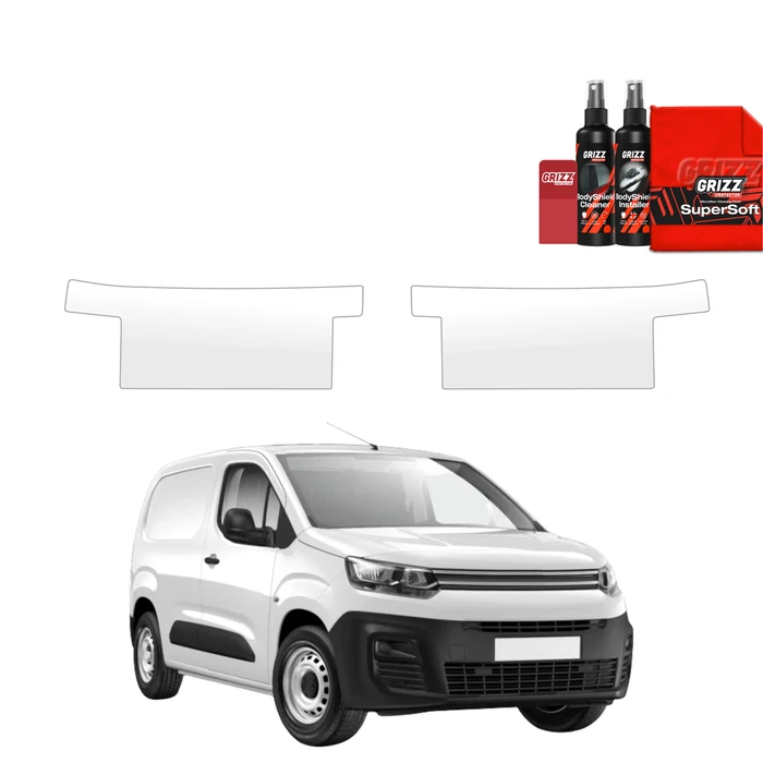 GrizzGlass BodyShield Front Door Sill Without Notch Protective Film Citroen Berlingo VAN (2018-2026) [2in1]
