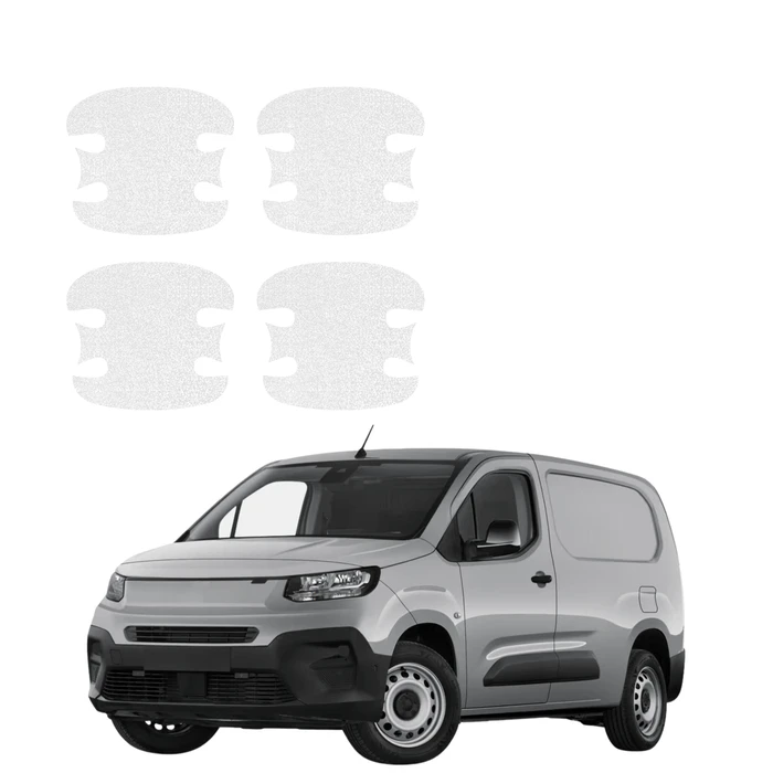 GrizzGlass HeavyDuty Clear Door Handle Protective Film Fiat Doblo Cargo (2018-2026) [4in1]