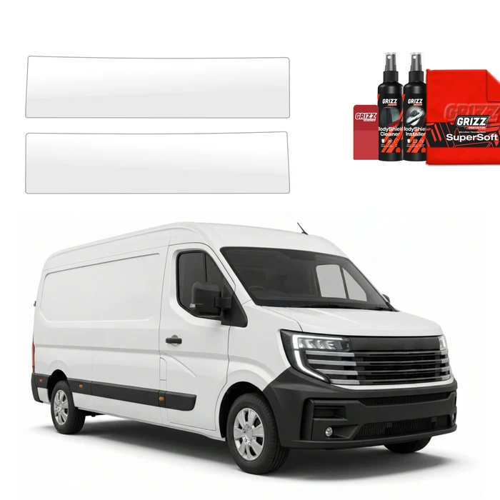 GrizzGlass BodyShield Door Sill Protective Film Nissan Interstar-e 3 (2024-2026) [2in1]