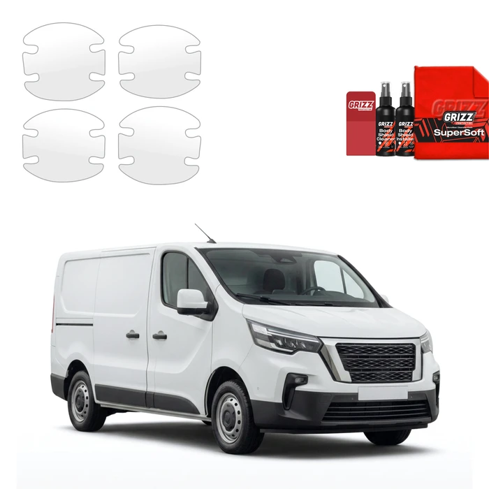 GrizzGlass BodyShield Door Handle Protective Film Nissan Primastar 2 Facelift (2021-2026) [4in1]