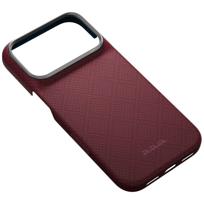 PITAKA Edge Case Argyle MagSafe Apple iPhone 18 Pro / 17 Pro burgundy
