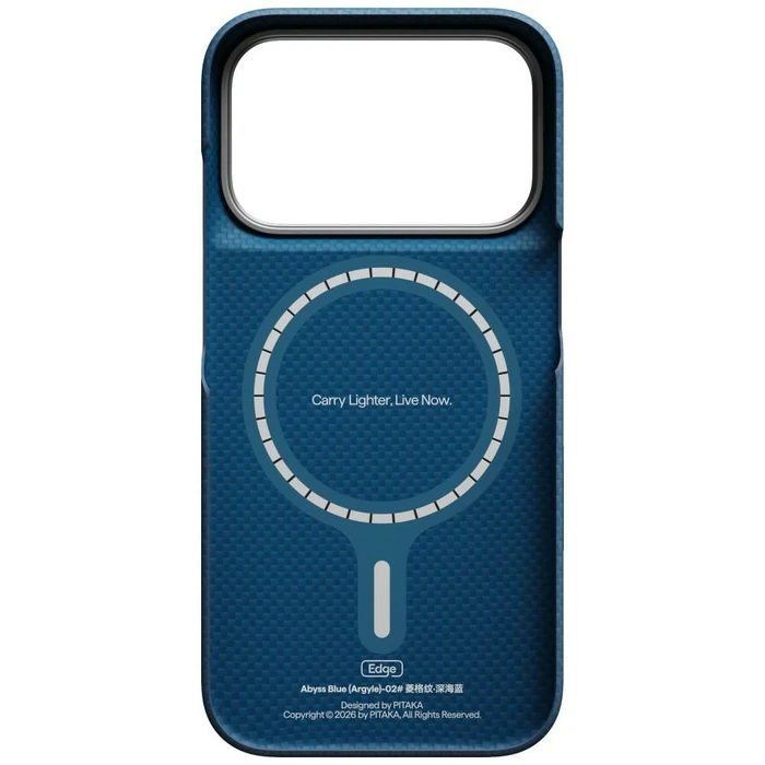 PITAKA Edge Case Argyle MagSafe Apple iPhone 18 Pro / 17 Pro midnight blue