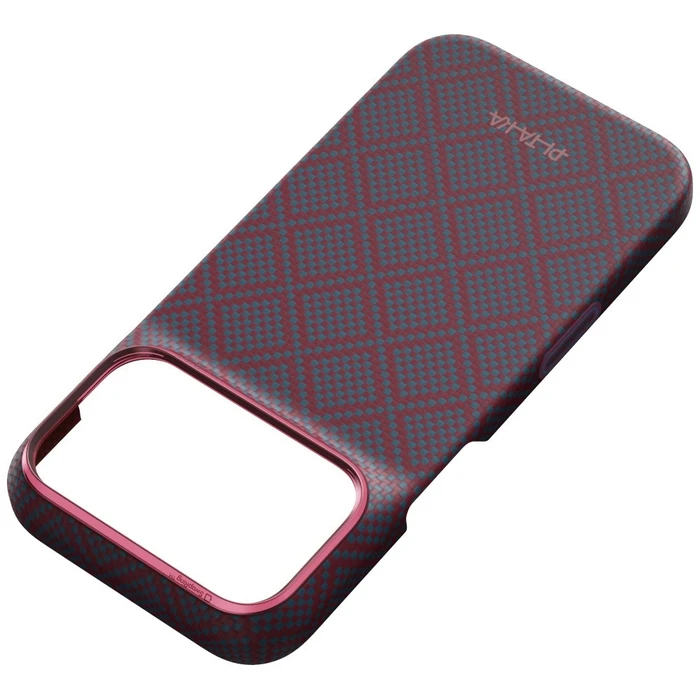 PITAKA Edge Case Argyle MagSafe Apple iPhone 18 Pro / 17 Pro blue-red