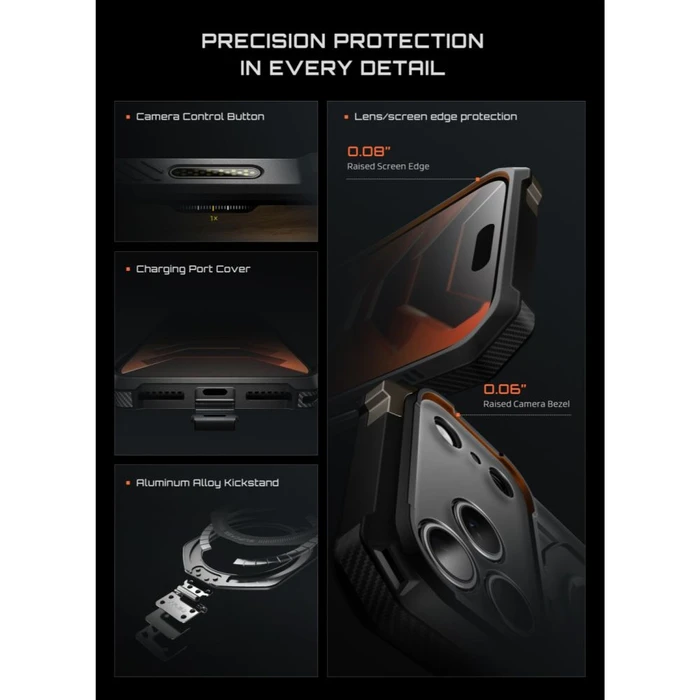 Supcase UB Grip Mag MagSafe Apple iPhone 17 Pro Max / 18 Pro Max Black