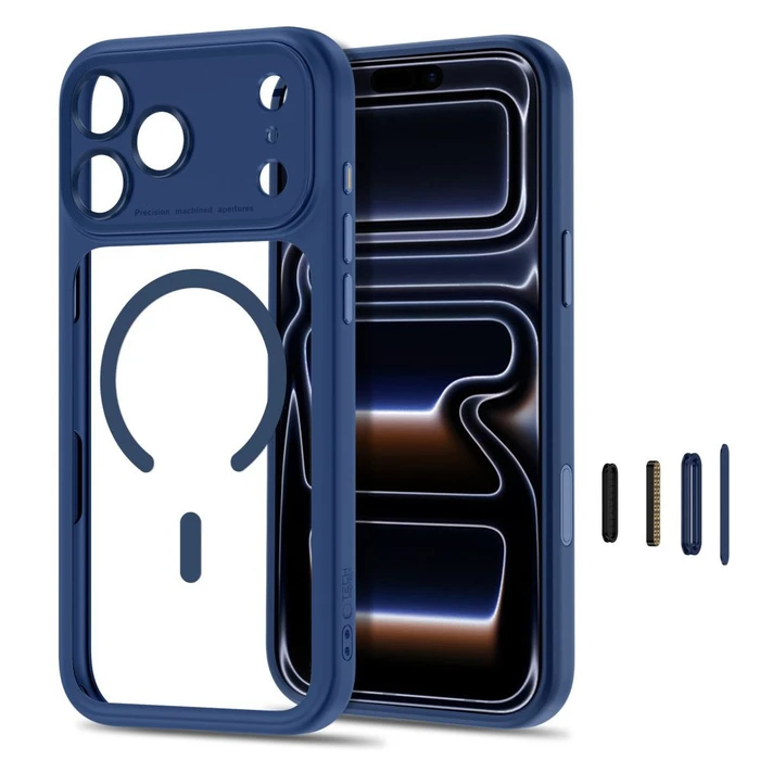 Tech-Protect Magpeak MagSafe CC Apple iPhone 17 Pro / 18 Pro Deep Blue/clear