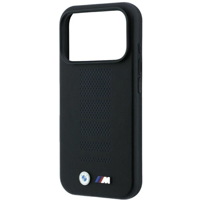 BMW M Blue Perfo Metal Logo MagSafe Apple iPhone 18 Pro / 17 Pro black