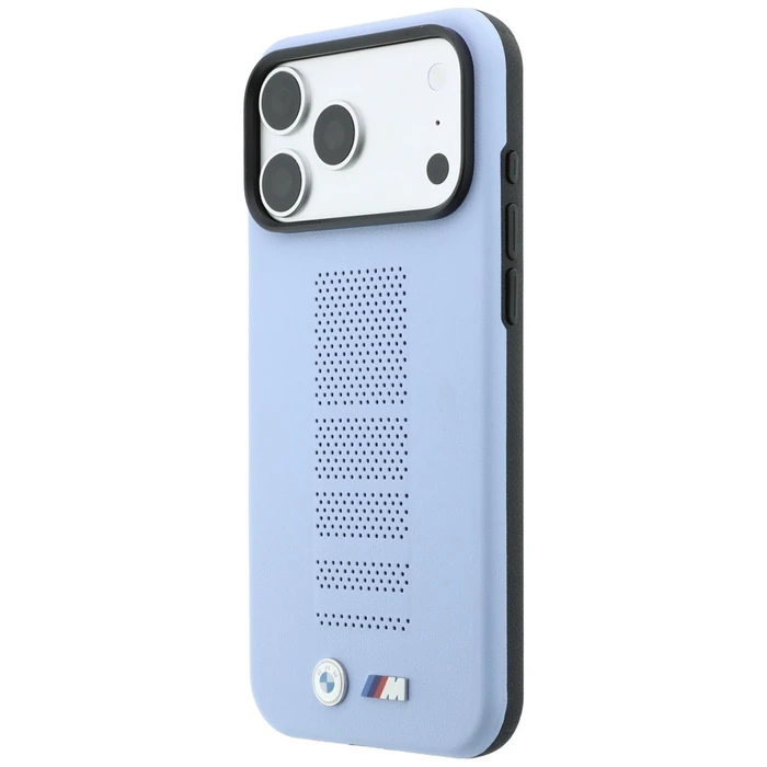 BMW M Blue Perfo Metal Logo MagSafe Apple iPhone 18 Pro / 17 Pro blue