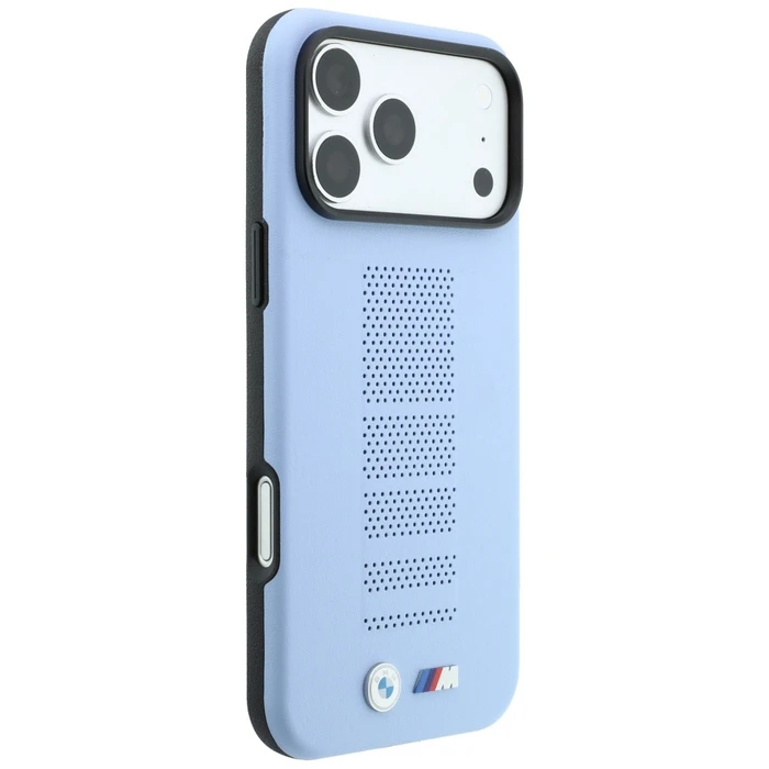 BMW M Blue Perfo Metal Logo MagSafe Apple iPhone 18 Pro / 17 Pro blue