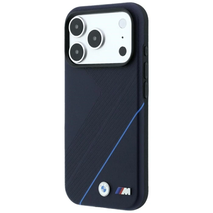 BMW M Tire Track Blue Line MagSafe Apple iPhone 18 Pro / 17 Pro navy blue