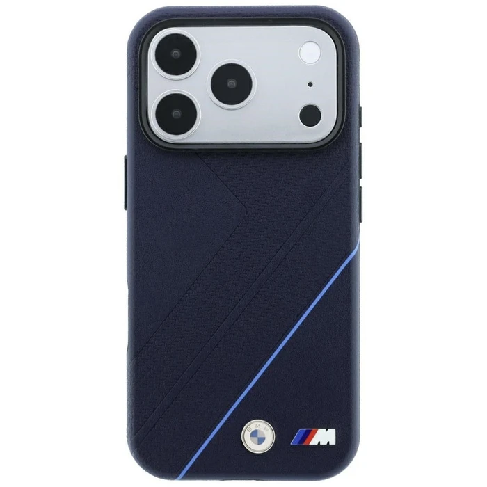 BMW M Tire Track Blue Line MagSafe Apple iPhone 18 Pro / 17 Pro navy blue