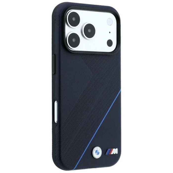BMW M Tire Track Blue Line MagSafe Apple iPhone 18 Pro / 17 Pro navy blue