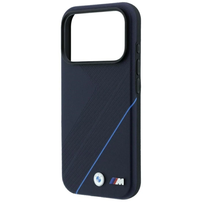 BMW M Tire Track Blue Line MagSafe Apple iPhone 18 Pro / 17 Pro navy blue